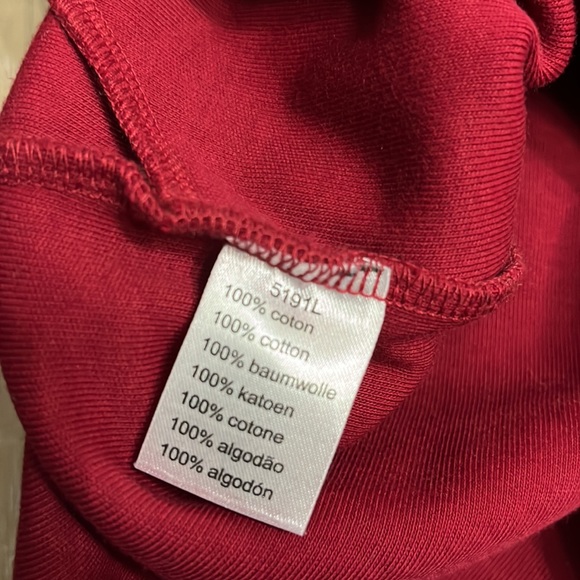 Lacoste Mens 1/4 Zip Mock Neck Pullover Top Sweater Pockets Burgundy Size XXL - Picture 7 of 7